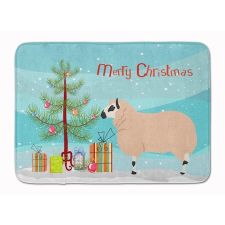 Carolines Treasures Kerry Hill Sheep Christmas Machine Washable Memory Foam Mat BB9346RUG